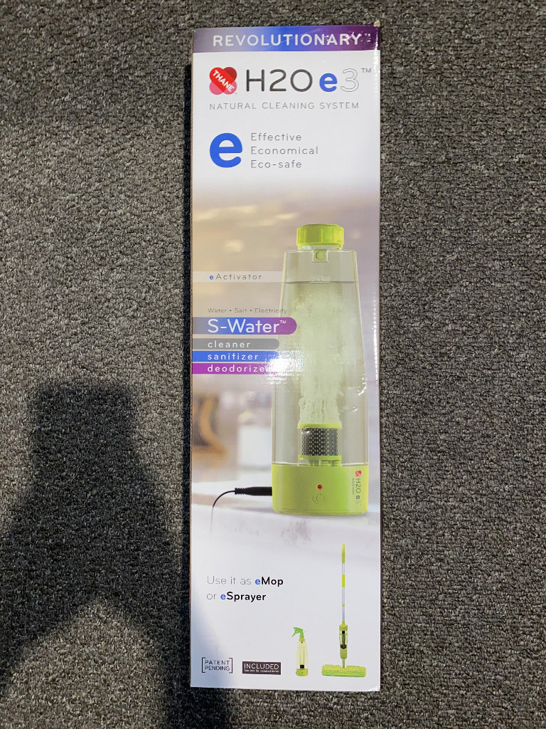 Thane H2O E3 Natural Cleaning System No Chemicals Only Salt & Water