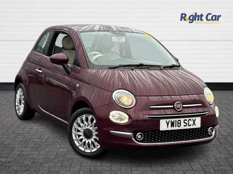 2018 Fiat 500 1.2 Lounge 3dr HATCHBACK PETROL Manual