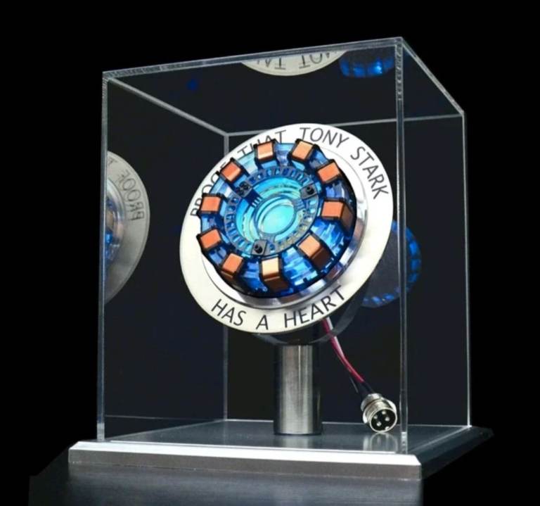 Avenger Iron Man Mk1 1:1 Arc Reactor Tony Stark Heart Of Mark / With Glass Cover