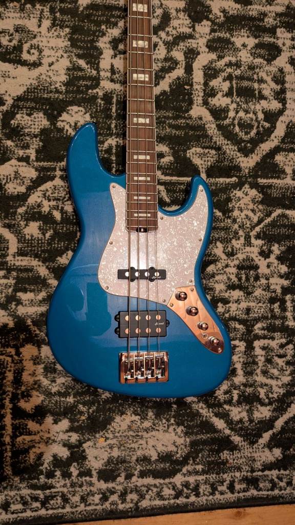 Harley Benton Enhanced MJ-4EB Lake Blue