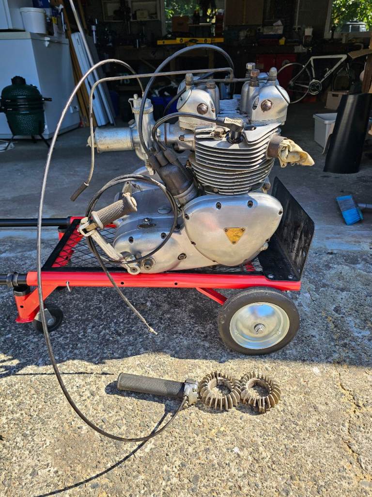 1958 triumph 500cc engine