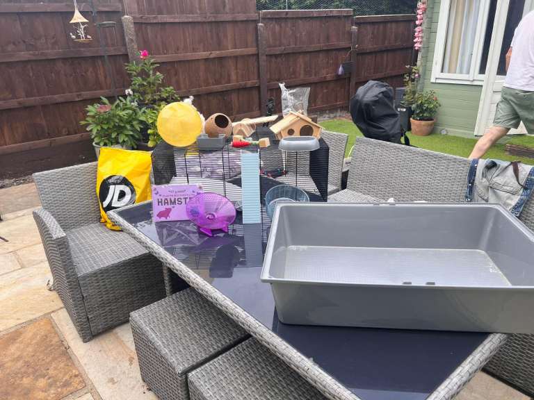Medium size Hamster cage and some accessories