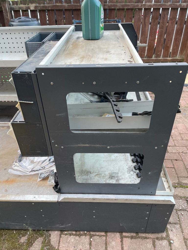 Transit connect lwb 2018 shape rear shelving unit 