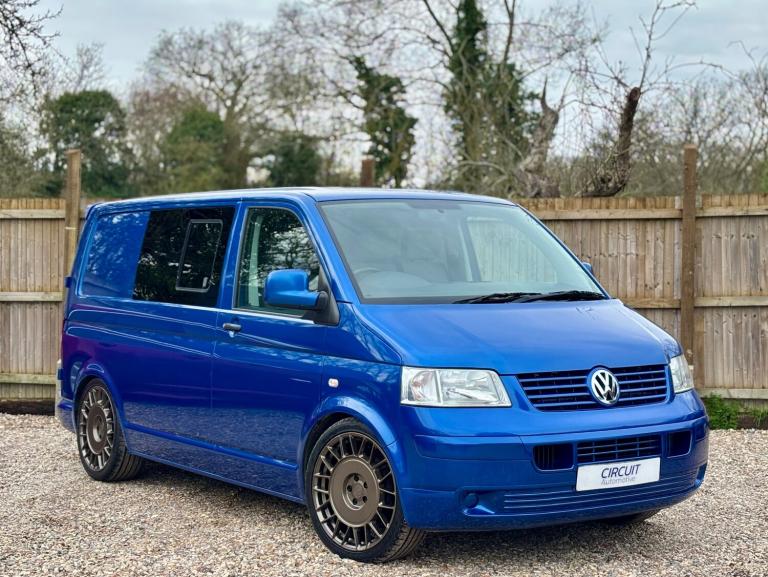 2008 Volkswagen Transporter 1.9TDI PD T5 Kombi Blue SWB Camper Day Van Sportline Diesel PANEL VAN...