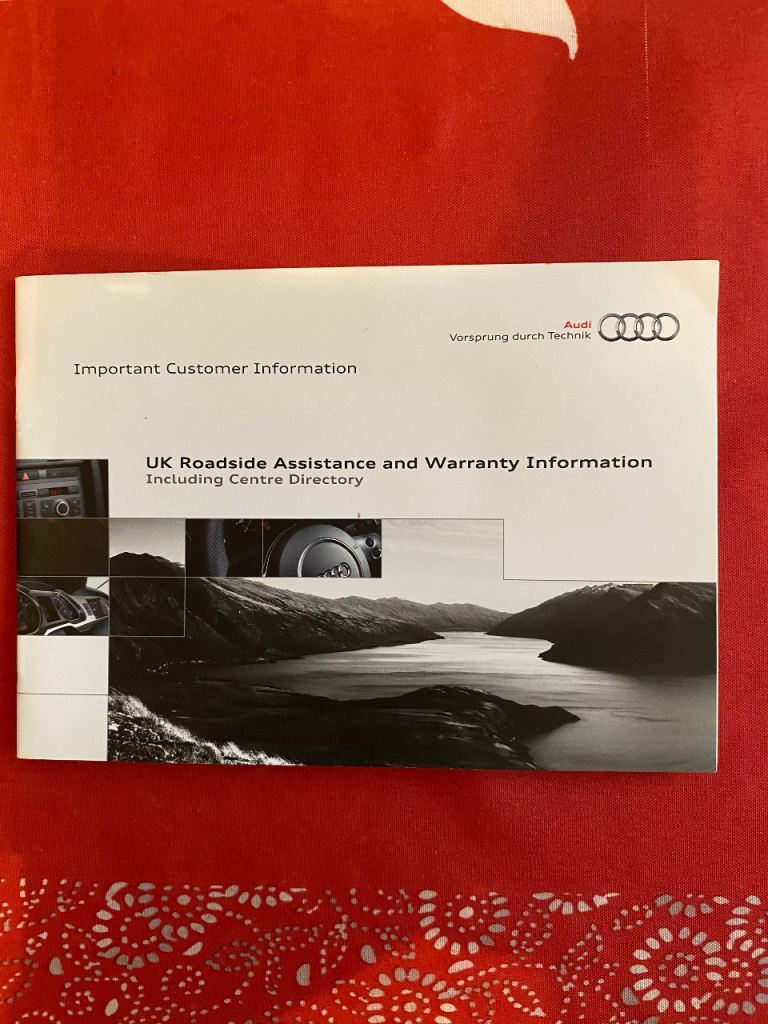 Audi TT Mk2 handbook