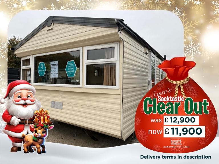 Rare 4 Bedroom Static Caravan - DG, CH - Offsite Sale for Private Land
