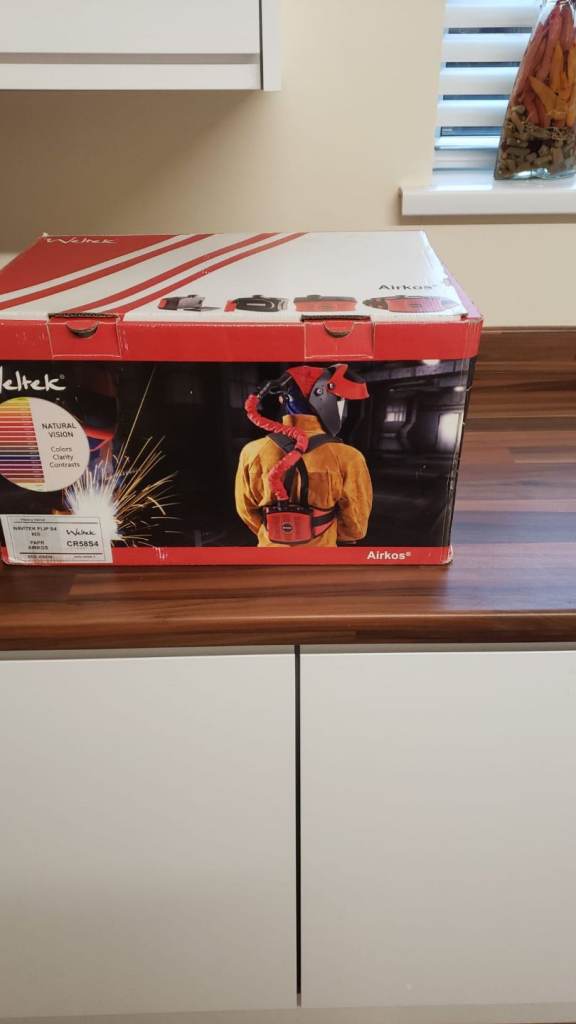 BRAN NEW BOXED UP WELTEK NAVITEK AIRKOS S4 TRUE COLOUR WELDING HELMET AIR FED SYSTEM 