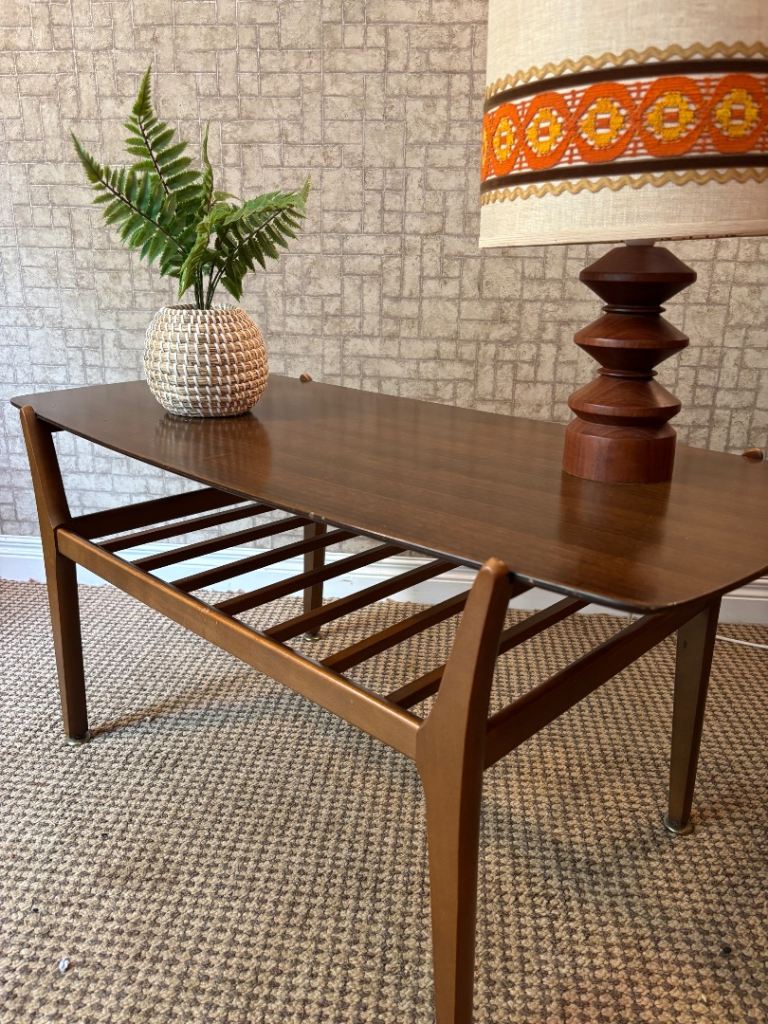 * SOLD * Vintage Retro Mid Century Nathan Coffee Table
