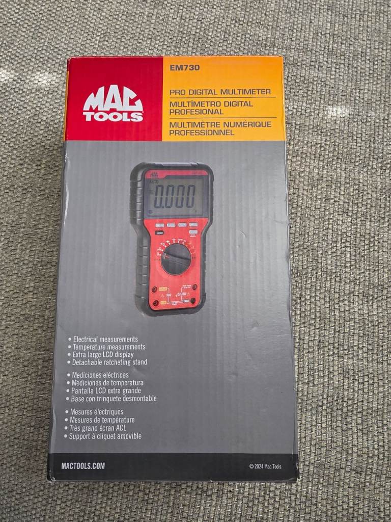 MAC TOOLS EM720 Pro Digital Multimeter – NEW
