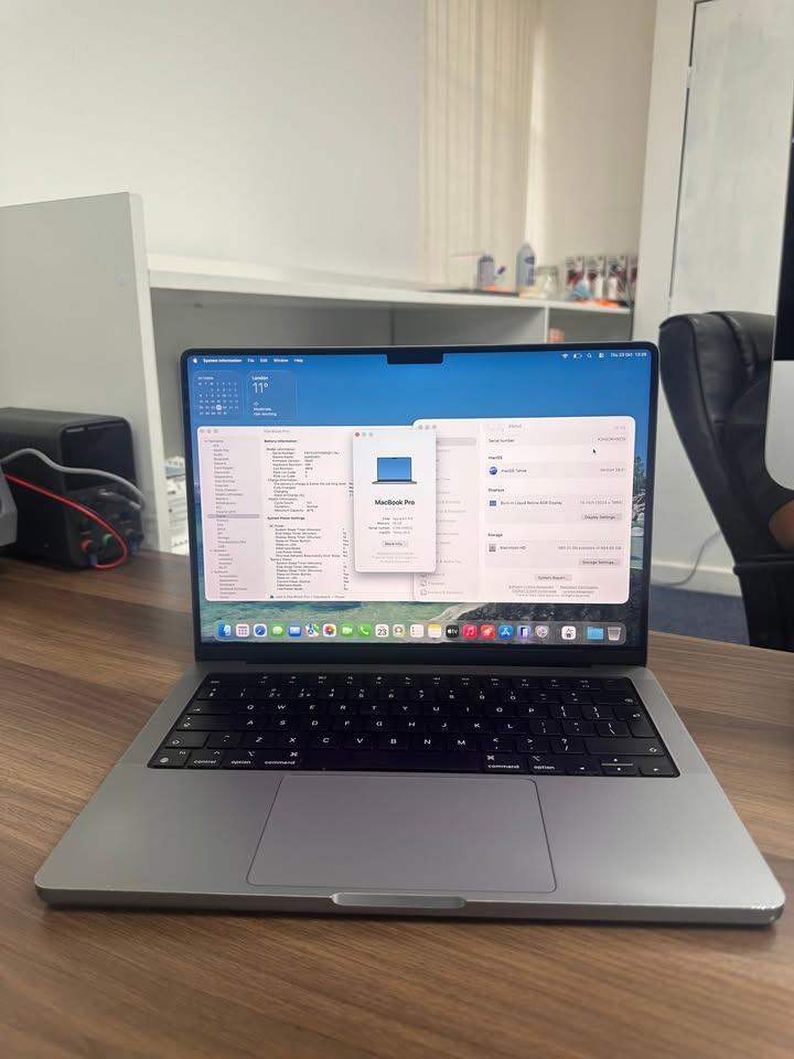 image for MacBook Pro 14” 2021 M1 Pro Chip | 16GB RAM | 1TB SSD | 16-Core GPU