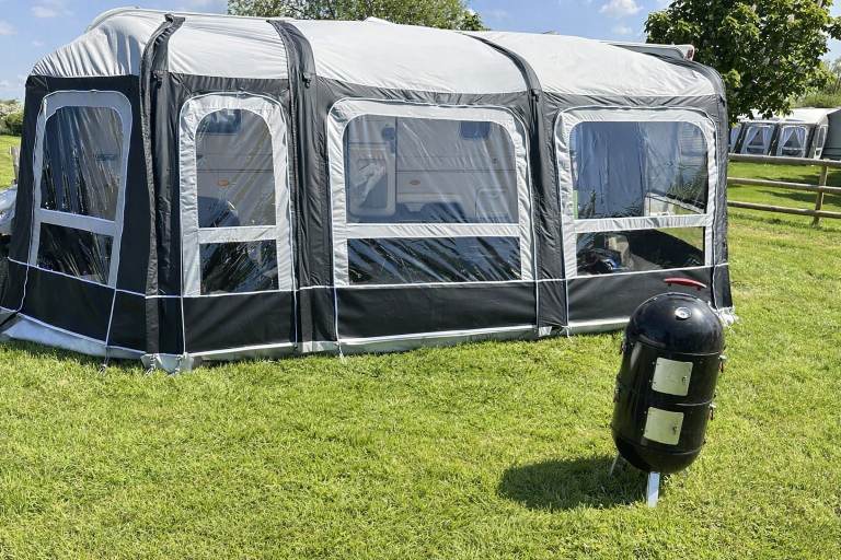 Bradcot inflatable awning plus extensions.