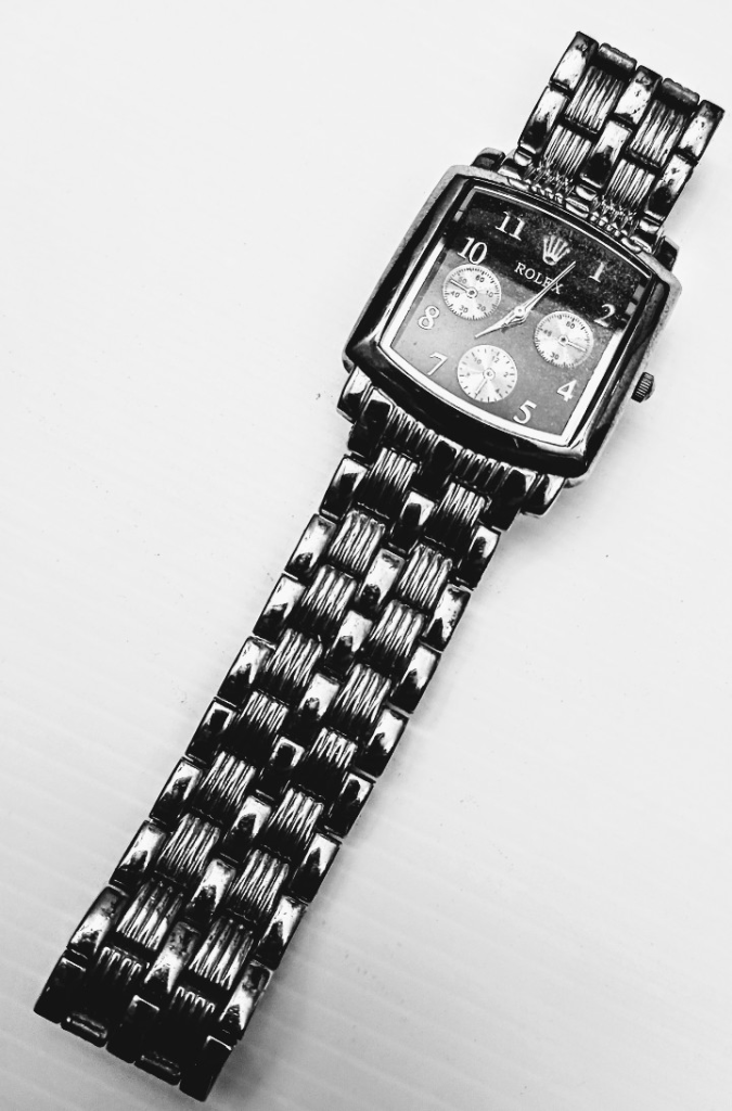 Gents Stainless Steel Bracelet Watch in working order 