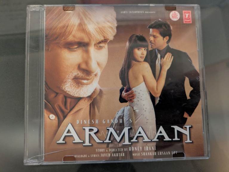 Armaan Indian Asian 9 Hindi Bollywood Blockbuster Soundtrack Music CD album ref 23