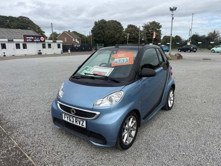 2013 smart fortwo 1.0 MHD Passion Cabriolet 2dr Petrol SoftTouch Euro 5 (s/s) (71 bhp) Convertibl...