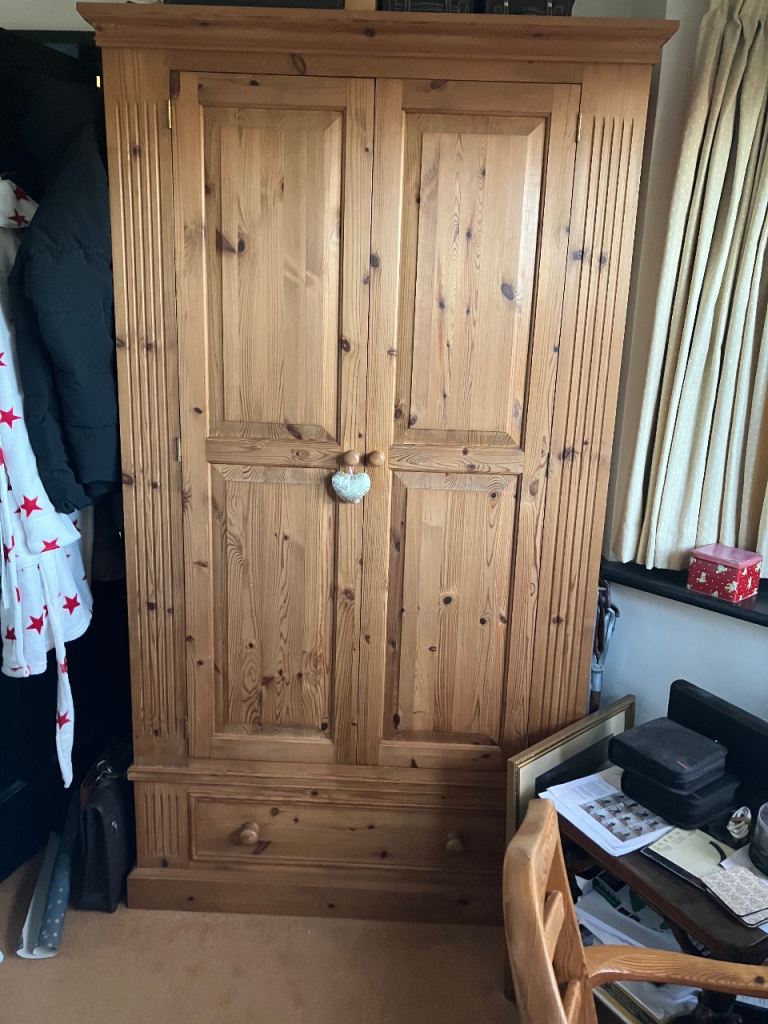 Pine wardrobe for sale