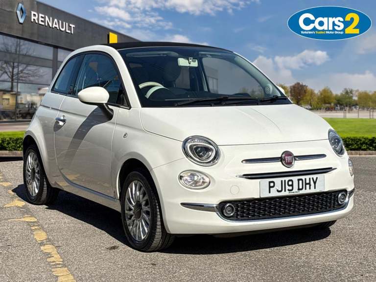 2019 Fiat 500 1.2 Lounge 2dr Convertible Petrol Manual