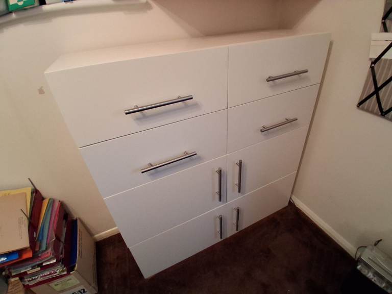 IKEA freestanding cabinet 120cm W x 128cm H x 42cm D