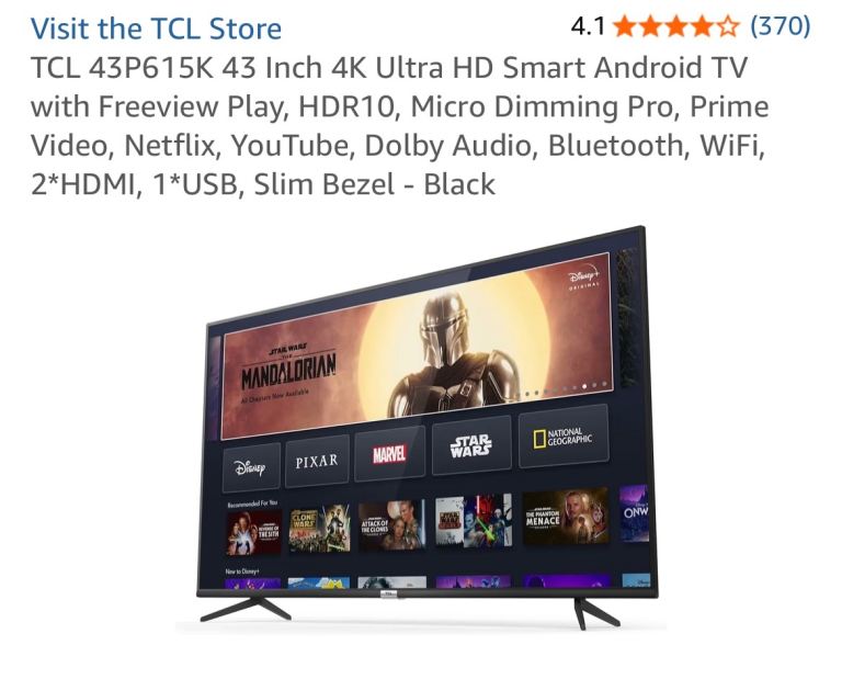 Smart TV in very good conditions