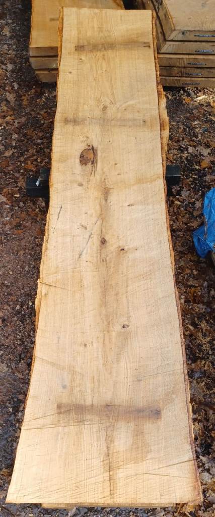English Oak Slab Live Edge Waney Air Dried Hardwood Timber 037/9