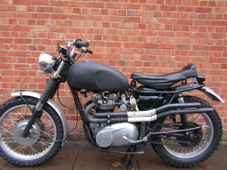 TRIUMPH T120 * SPECIAL * STEVE MCQUEEN OFF ROAD COPY * 1969/1970 * BEST YEAR *