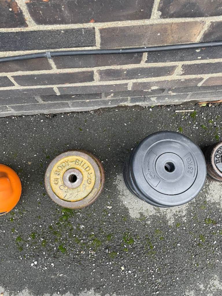 Gym Equipment - Bench, Bars, Weights