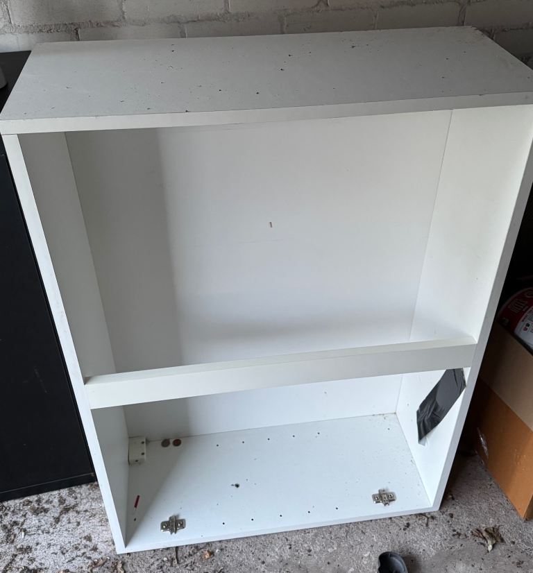 White kitchen wall unit