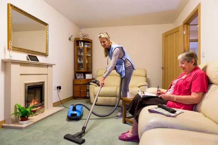 Cleaning lady 