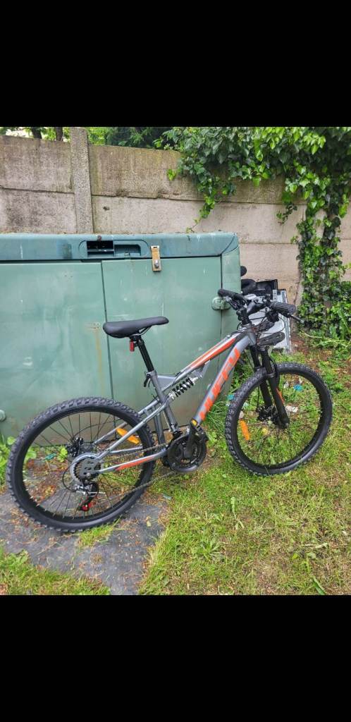 Huffy Marker Full Suspension MTB Bike with 24-inch wheels