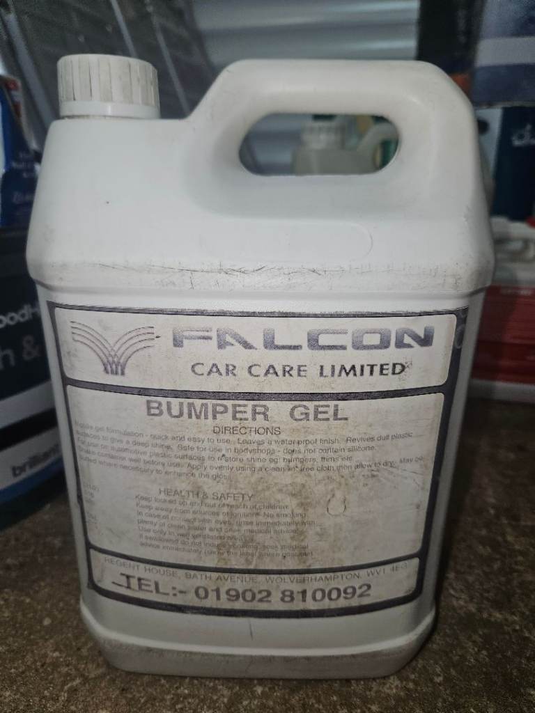 Car bumper/plastic protective gel.