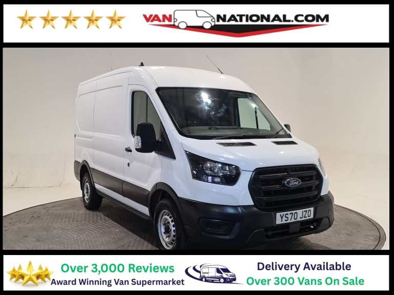 2020 Ford Transit 2.0 350 ECOBLUE LEADER L2 H2 130 BHP MWB Panel Van Diesel Manual