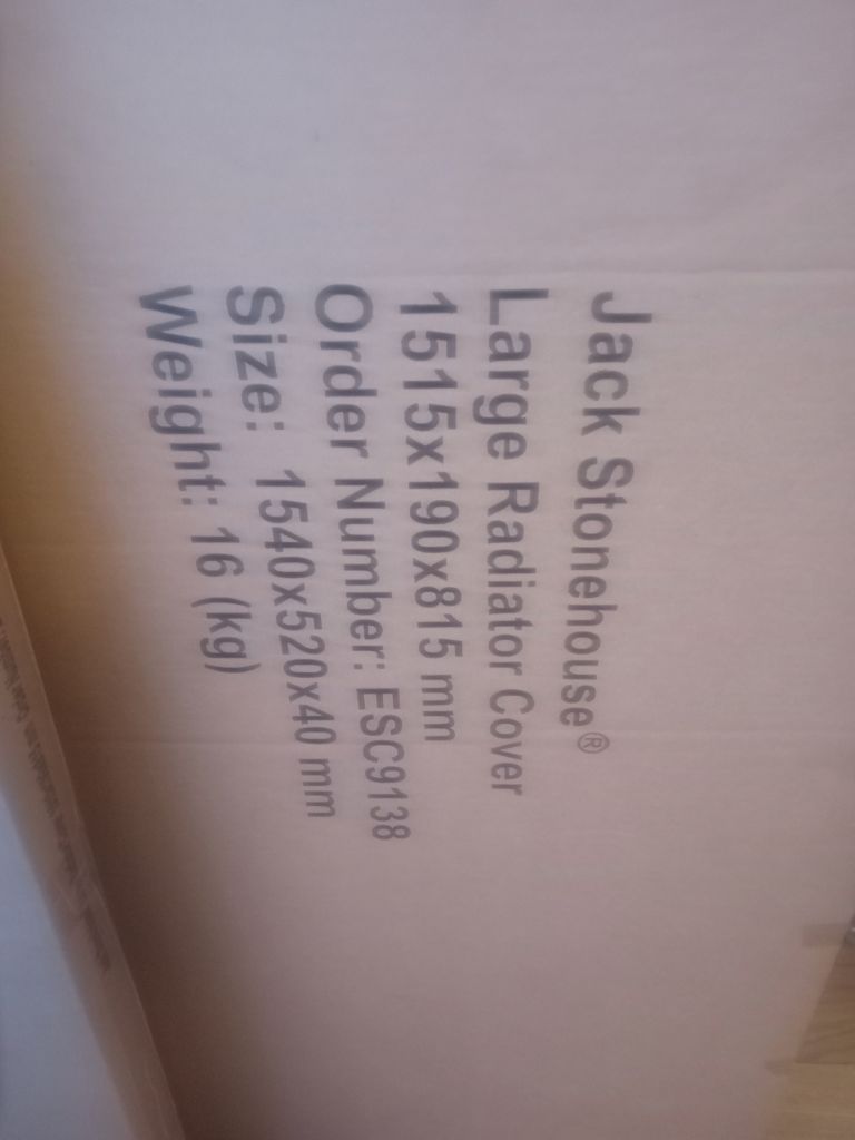 Large radiator covers still in box x2