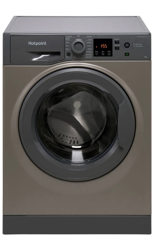 Hotpoint NSWM 946 GG UK 9kg Washing Machine with 1400 rpm - Graphite