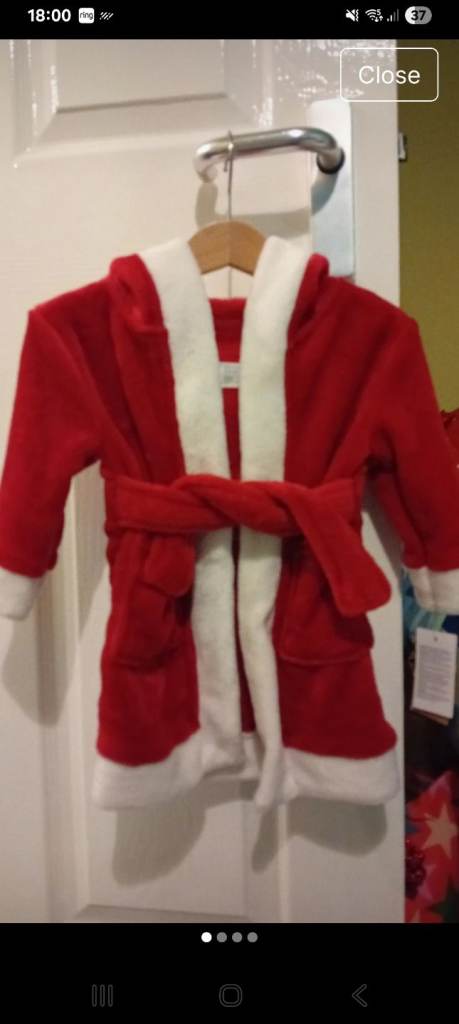 image for Baby christmas dressing gown 