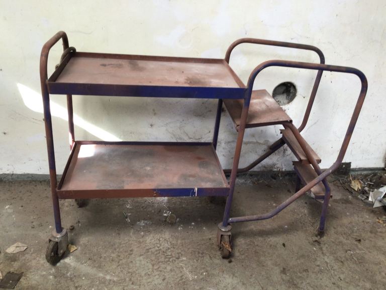 Workshop trolley & steps
