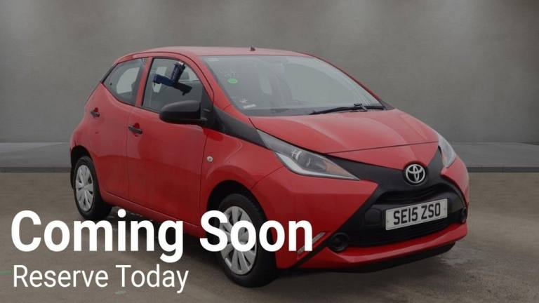 2015 Toyota AYGO 1.0 VVT-i X 5dr HATCHBACK PETROL Manual