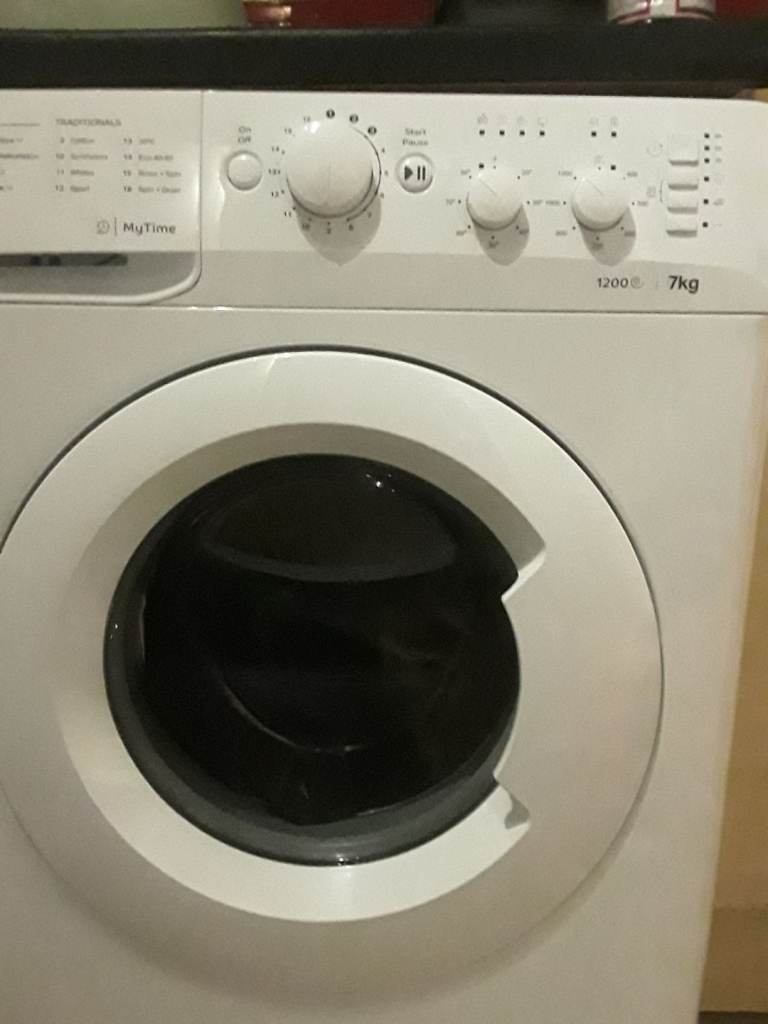 7kg 1200 spin my time indesit washing machine