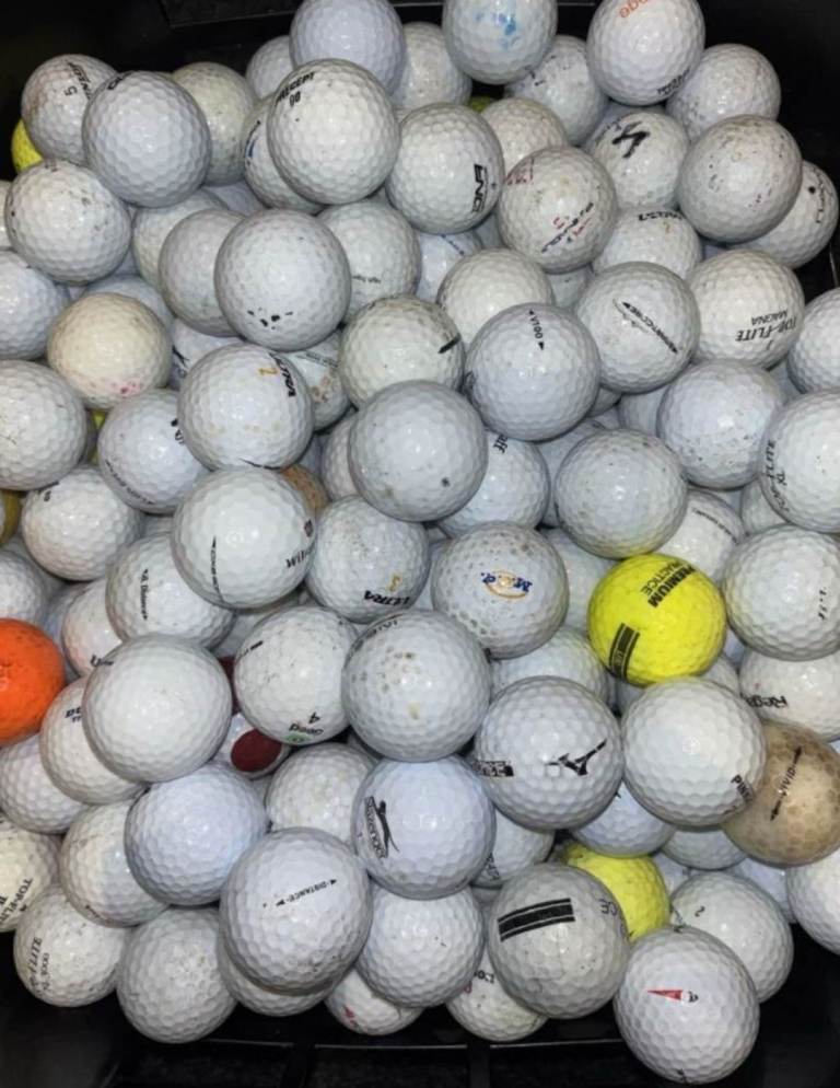 100 MIXED GRADE B/PRACTICE GOLF BALLS