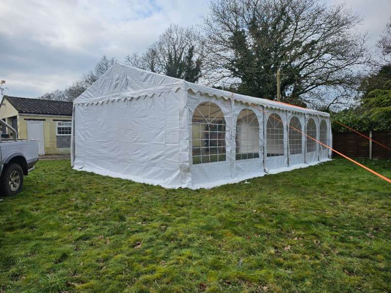 UPVC MARQUEE 6X12M, FUNCTION EVENT PARTY WEDDING PACKAGE HIRE BUSINESS
