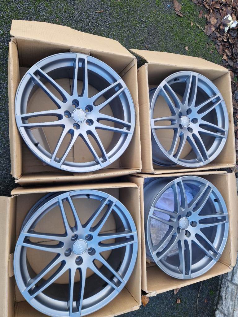 Genuine 20" Audi S5 RS5 Le Mans 5x112 Concave Alloy Wheels 9J ET29 8T0601025CN , 8T0601025DE