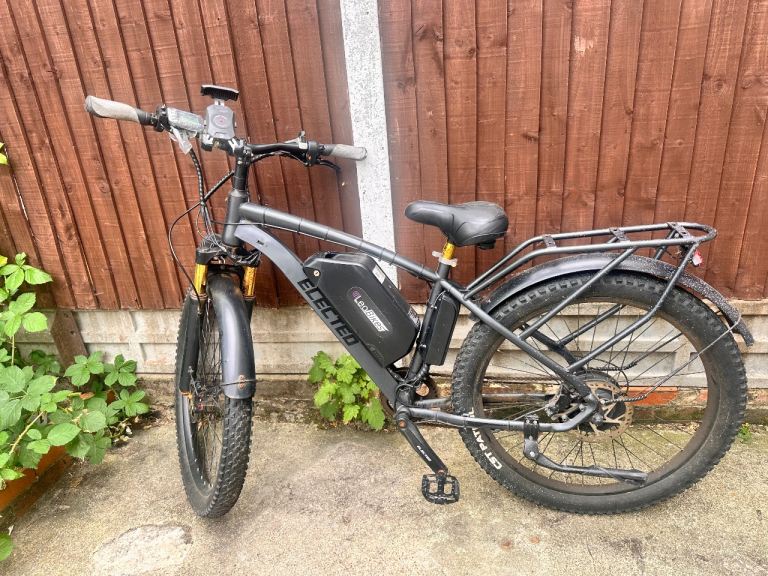 ELECYGO Electric Fat Bike - Grey, Good Condition