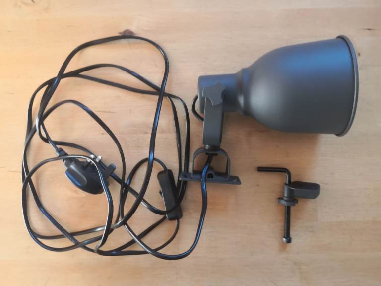 Ikea dark grey wall lamp / light £10