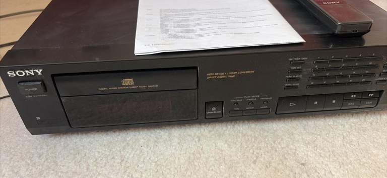 Sony compact disc player