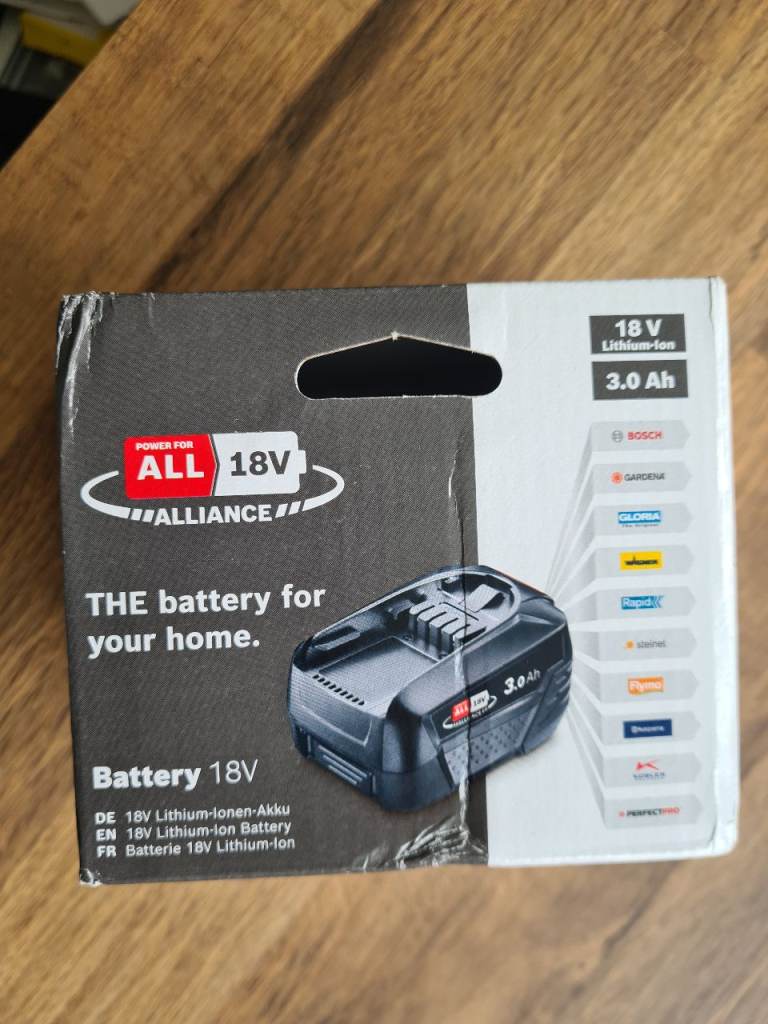 Bosch POWER FOR ALL 18V 3.0Ah Li-Ion Battery - NEW