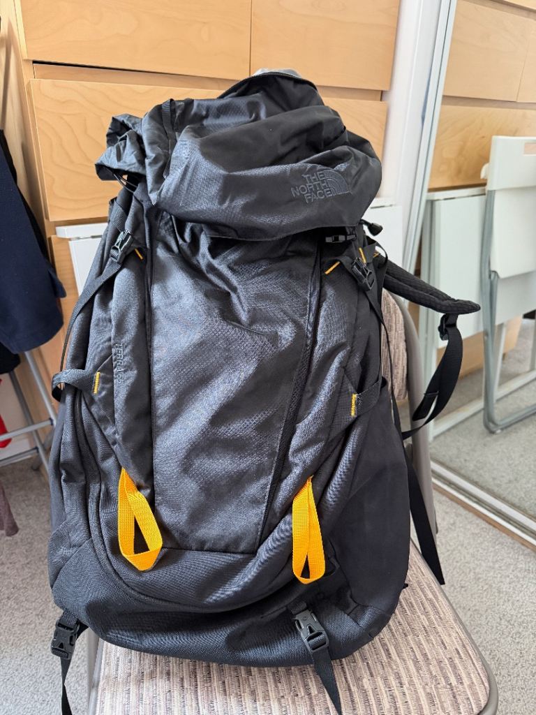 The North Face Hiking Backpack – L/XL, 65L, Used Only Once