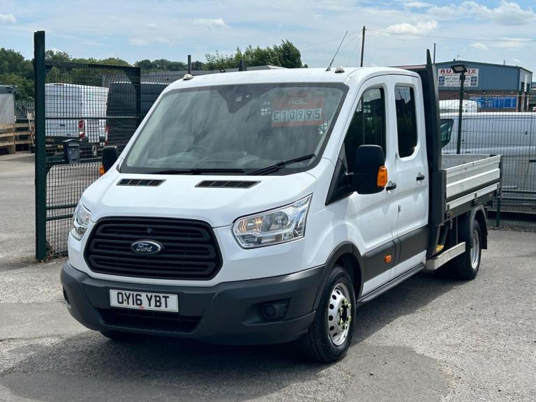 2016 Ford Transit 2.2 TDCi 350 Dropside 4dr Diesel Manual RWD L3 (219 g/km, 123 bhp) CHASSIS CAB ...