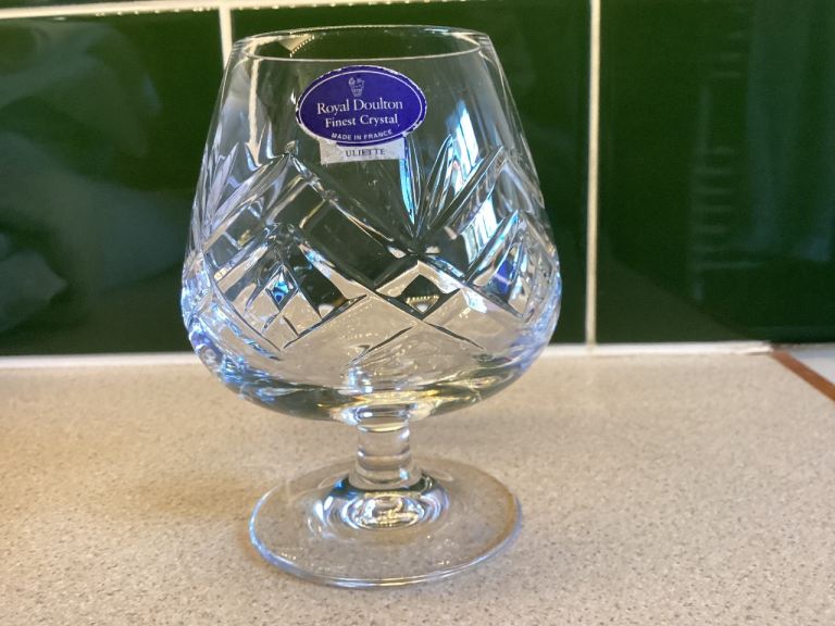 Royal Doulton Finest Crystal Brandy Glass – New Condition