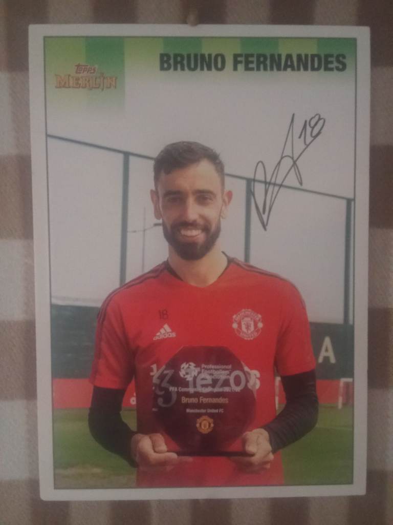 Bruno Fernandes Signed Photo/Print - Manchester United
