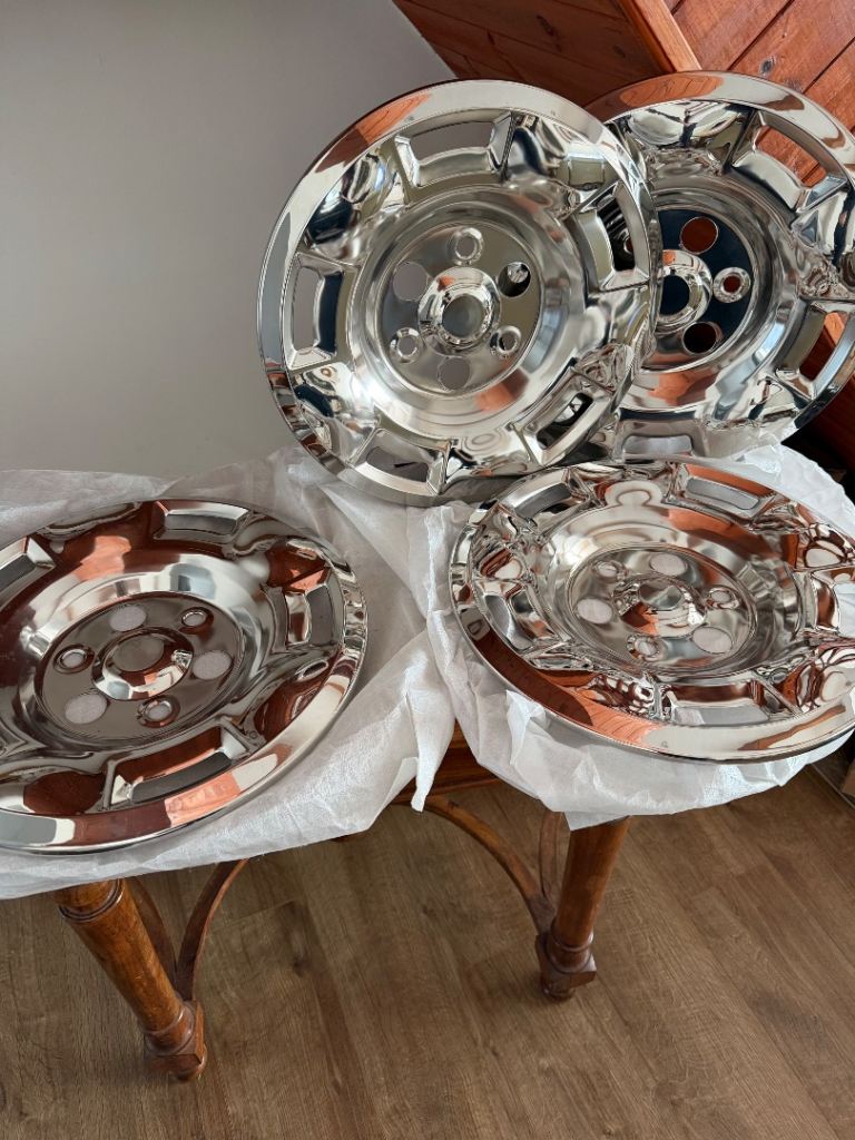 Bundle of stainless steel wheel trims 16 and 17 inch