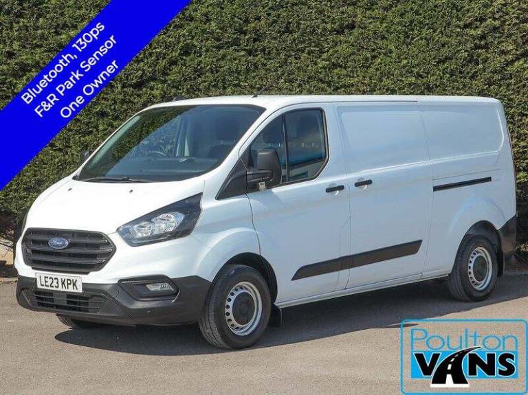 2023 Ford Transit Custom 300 EcoBlue Leader 2.0TDCI, 130PS, L2 H1 LWB PANEL VAN, Bluetooth, Fog L...