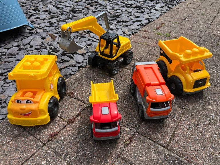Children’s trucks diggers and vehicles